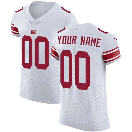 Custom NY.Giants White Vapor Untouchable Custom Elite Football Jersey Marou