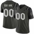Custom NY.Jets Active Player Black 2025 F.U.S.E. “Rivalriesâ€?Vapor Limited Stitched Jersey