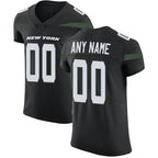 Custom NY.Jets Alternate Black Vapor Untouchable Elite Football Jersey Marou