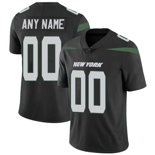 Custom NY.Jets Alternate Black Vapor Untouchable Limited Football Jersey Marou