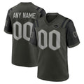 Custom NY.Jets Black 2025 Rivalries Collection Game Football Jersey Marou
