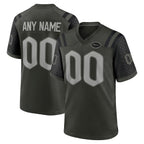 Custom NY.Jets Black 2025 Rivalries Collection Game Football Jersey Marou