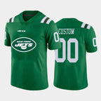 Custom NY.Jets Green Team Big Logo Vapor Untouchable Limited Football Jersey Marou