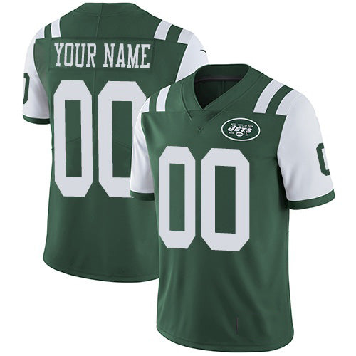 Custom NY.Jets Home Green Vapor Untouchable Limited Football Jersey Marou
