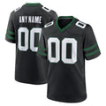 Custom NY.Jets Legacy Black Alternate Game Football Jersey Marou
