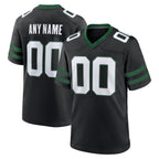 Custom NY.Jets Legacy Black Alternate Game Football Jersey Marou
