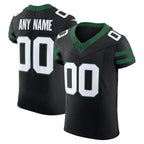 Custom NY.Jets Legacy Black Alternate Vapor F.U.S.E. Elite Football Jersey Marou