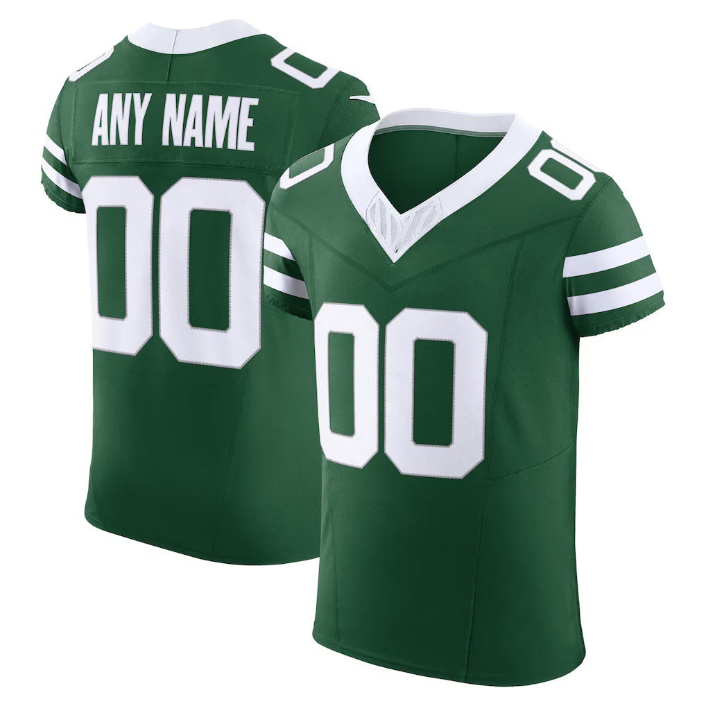 Custom NY.Jets Legacy Green Vapor F.U.S.E. Elite Football Jersey Marou