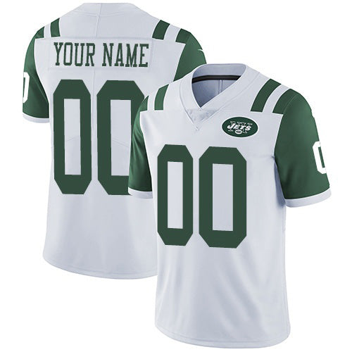 Custom NY.Jets Road White Vapor Untouchable Limited Football Jersey Marou
