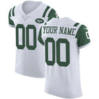 Custom NY.Jets White Vapor Untouchable Elite Football Jersey Marou