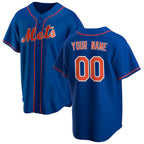 Custom New York Mets Royal Alternate Replica Pick-A-Player Baseball jersey