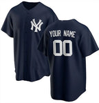 Custom New York Yankees Navy Stitched Baseball Jersey