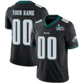 Custom P.Eagles ACTIVE PLAYER Black LVII Patch Vapor Untouchable Limited Stitched Football Jersey Marou