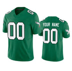 Custom P.Eagles Active Player Green 2023 F.U.S.E. Vapor Untouchable Stitched Football Jersey Marou