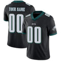 Custom P.Eagles Black Alternate Stitched Vapor Untouchable Limited Football Jersey Marou