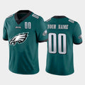 Custom P.Eagles Green Team Big Logo Number Vapor Untouchable Limited Football Jersey Marou