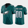 Custom P.Eagles Green Team Big Logo Vapor Untouchable Limited Football Jersey Marou