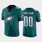 Custom P.Eagles Green Team Big Logo Vapor Untouchable Limited Football Jersey Marou