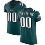 Custom P.Eagles Midnight Green Vapor Untouchable Elite Football Jersey Marou