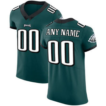 Custom P.Eagles Midnight Green Vapor Untouchable Elite Football Jersey Marou