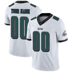 Custom P.Eagles White Stitched Vapor Untouchable Limited Football Jersey Marou