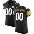 Custom P.Steelers Black Vapor Untouchable Elite Football Jersey Marou
