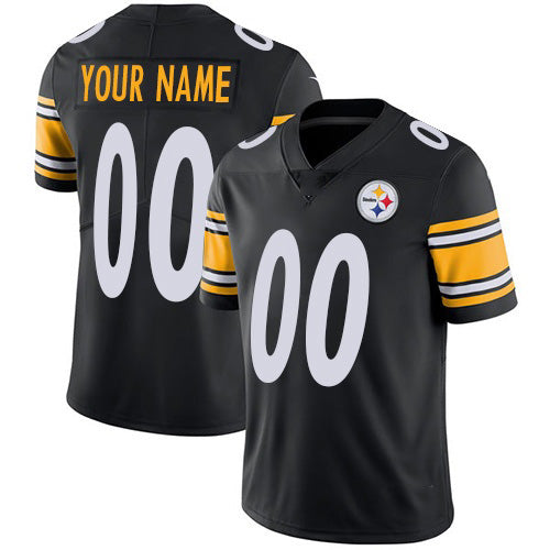 Custom P.Steelers Black Vapor Untouchable Player Limited Football Jersey Marou