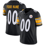 Custom P.Steelers Black Vapor Untouchable Player Limited Football Jersey Marou
