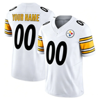 Custom P.Steelers White Vapor F.U.S.E. Limited Stitched Football Jersey