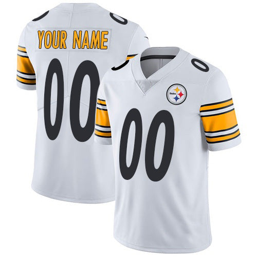 Custom P.Steelers White Vapor Untouchable Player Limited Football Jersey Marou