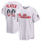 Custom Philadelphia Phillies 2026 All-Star Edition Stars & Stripes White Stadium Pick-A-Player Baseball Jersey