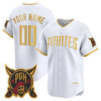 Custom Pittsburgh Pirates White 2026 City Connect Stadium Stitched Baseball Jersey