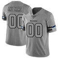 Custom S.Seahawks 2019 Gray Gridiron Gray Vapor Untouchable Limited Football Jersey Marou