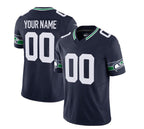 Custom S.Seahawks Active Player 2023 F.U.S.E. Navy Limited Stitched Football Jersey Marou