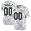 Custom S.Seahawks Active Player 2024 F.U.S.E Arctic Camo Salute To Service Limited Stitched Football Jersey Marou