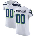 Custom S.Seahawks Elite White Vapor Untouchable Football Jersey Marou