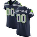 Custom S.Seahawks Navy Vapor Untouchable Elite Football Jersey Marou