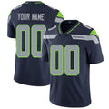 Custom S.Sehawks Navy Vapor Untouchable Player Limited Football Jersey Marou