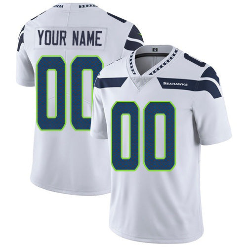 Custom S.Sehawks White Vapor Untouchable Player Limited Football Jersey Marou