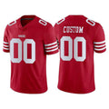 Custom SF.49ers 2022 New Scarlet Vapor Untouchable Stitched Football Football Jersey Marou