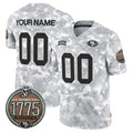 Custom SF.49ers Active Player 2024 F.U.S.E Arctic Camo Salute To Service Limited Stitched Football Jersey 1775 Patch