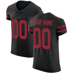 Custom SF.49ers Black Alternate Vapor Untouchable Elite Football Jersey Marou