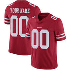 Custom SF.49ers Home Red Vapor Untouchable Limited Football Jersey Marou