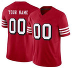 Custom SF.49ers Scarlet 2023 F.U.S.E. Vapor Untouchable Alternate Limited Stitched Football Jersey Marou