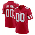Custom SF.49ers Scarlet Football Jersey Marou