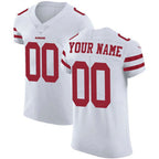 Custom SF.49ers White Vapor Untouchable Elite Football Jersey Marou
