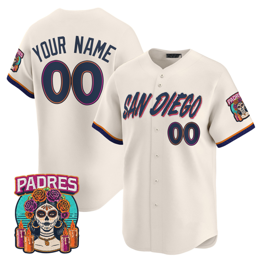 Custom San Diego Padres Cream 2026 City Connect Vapor Premier Limited Baseball Stitched Jersey