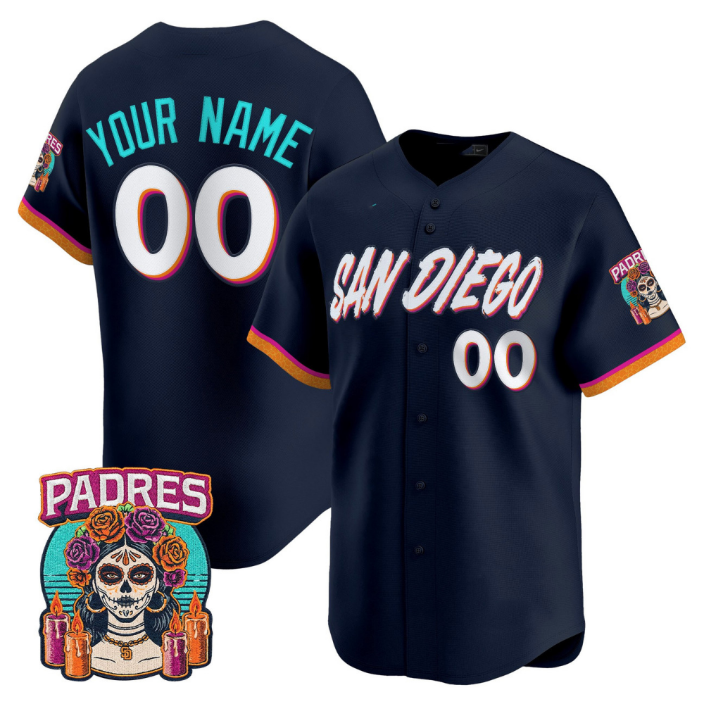 Custom San Diego Padres Obsidian 2026 City Connect Vapor Premier Limited Baseball Stitched Jersey