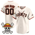 Custom San Francisco Giants x One Piece Cream Vapor Premier Limited Jersey - Stitched Baseball Jersey