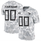 Custom T.Titans 2024 F.U.S.E Arctic Camo Salute To Service Limited Stitched Football Jersey